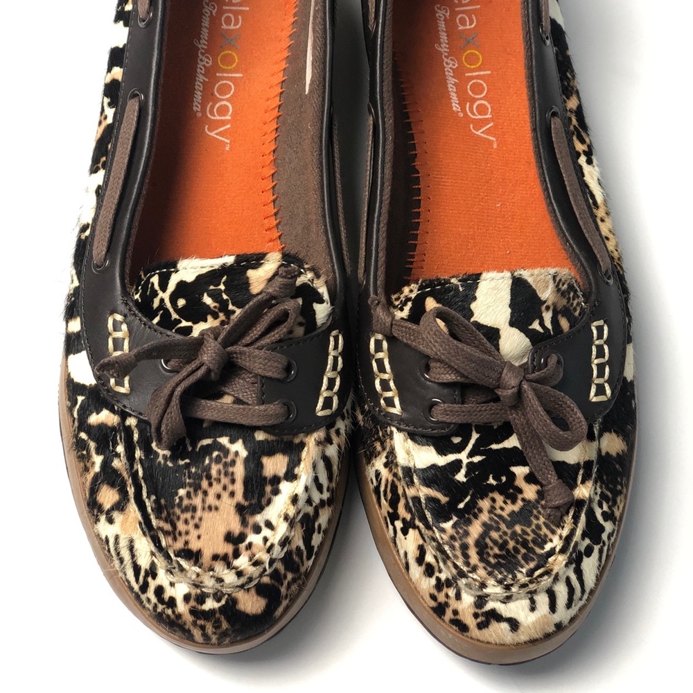 🆕TOMMY BAHAMA Relaxology Castille Leopard Loafer